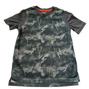 Old Navy Active Green Gray Camouflage Tee Shirt